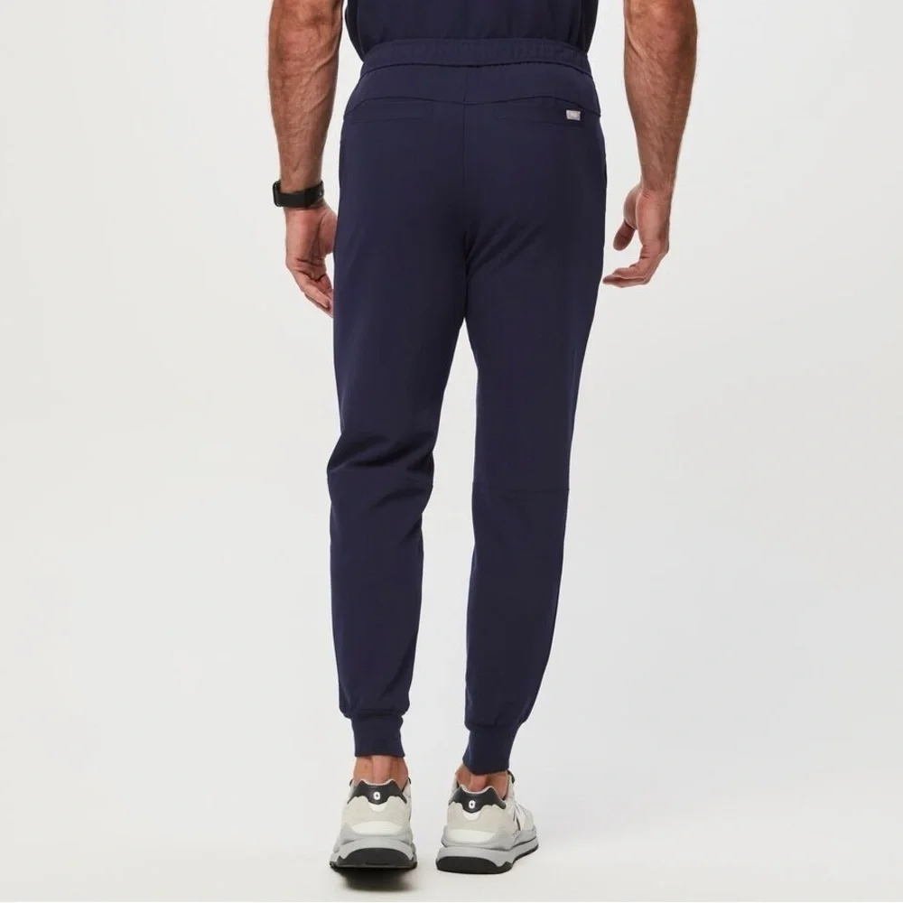 FIGS Tansen Jogger Scrub Pants Navy 5 Pockets Slim Fit Stretch Anti-Wrinkle Sz S